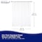 Kenney Mfg Microban Protected Heavyweight PEVA Shower Liner, 70in W x 72in H, Clear MB61168 - alternate 6